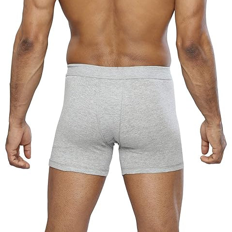 DORA Men's Cotton Trunk (Pack of 5) 100% Cotton Single Rib Fabric | Lycra Waistband | Heavy GSM Innerwear | Soft Breathable Material | Shape Retention | Comfortable Daily Wear | Assorted Colors